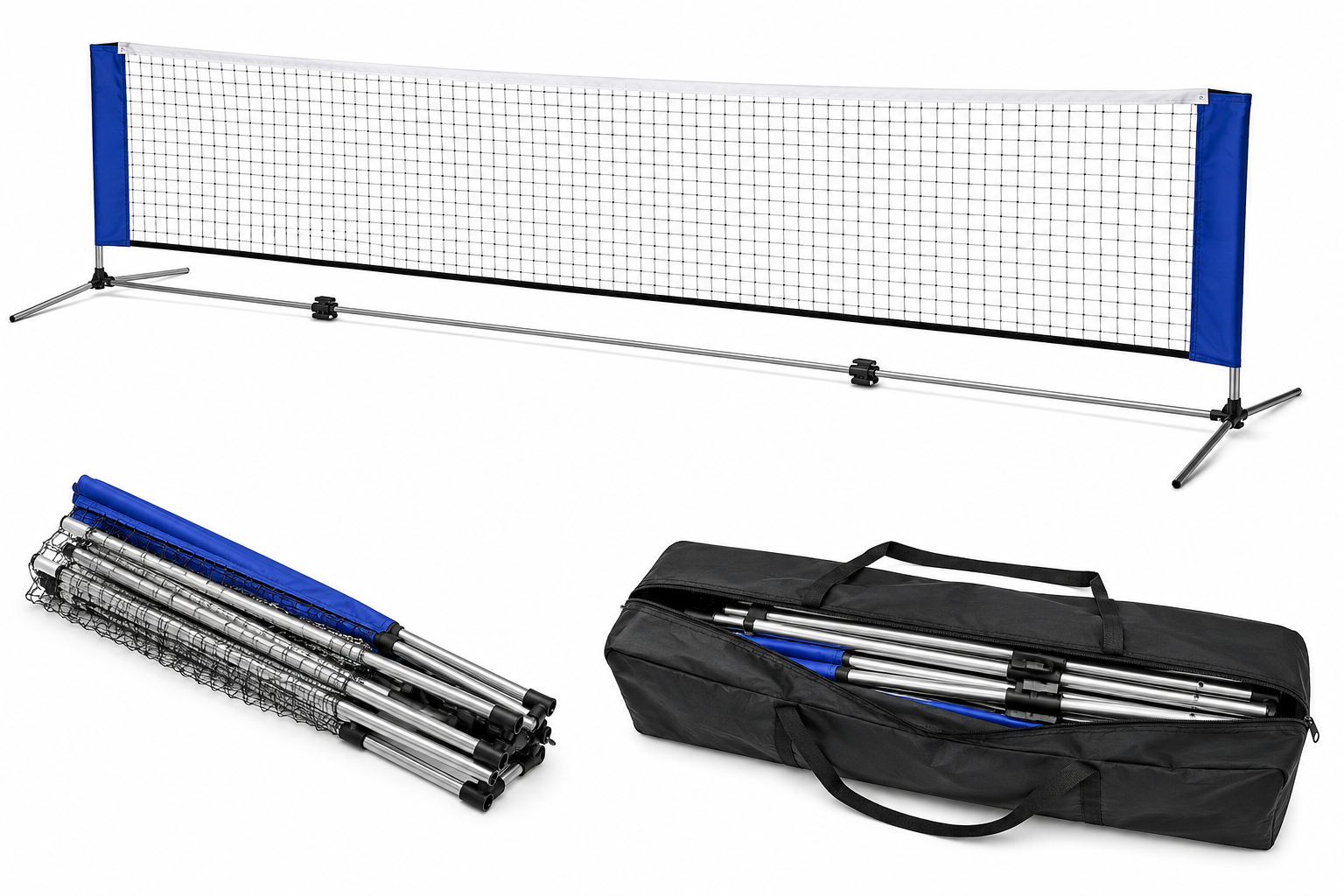 Portable PickleBall Net