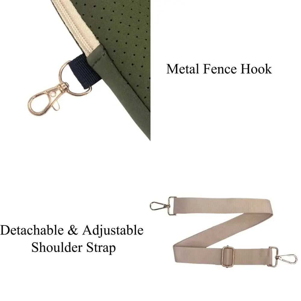 Large Capacity Pickleball Crossbody Bag Waterproof Zipper Closure Pickleball Paddle Cover Adjustable Strap Professional